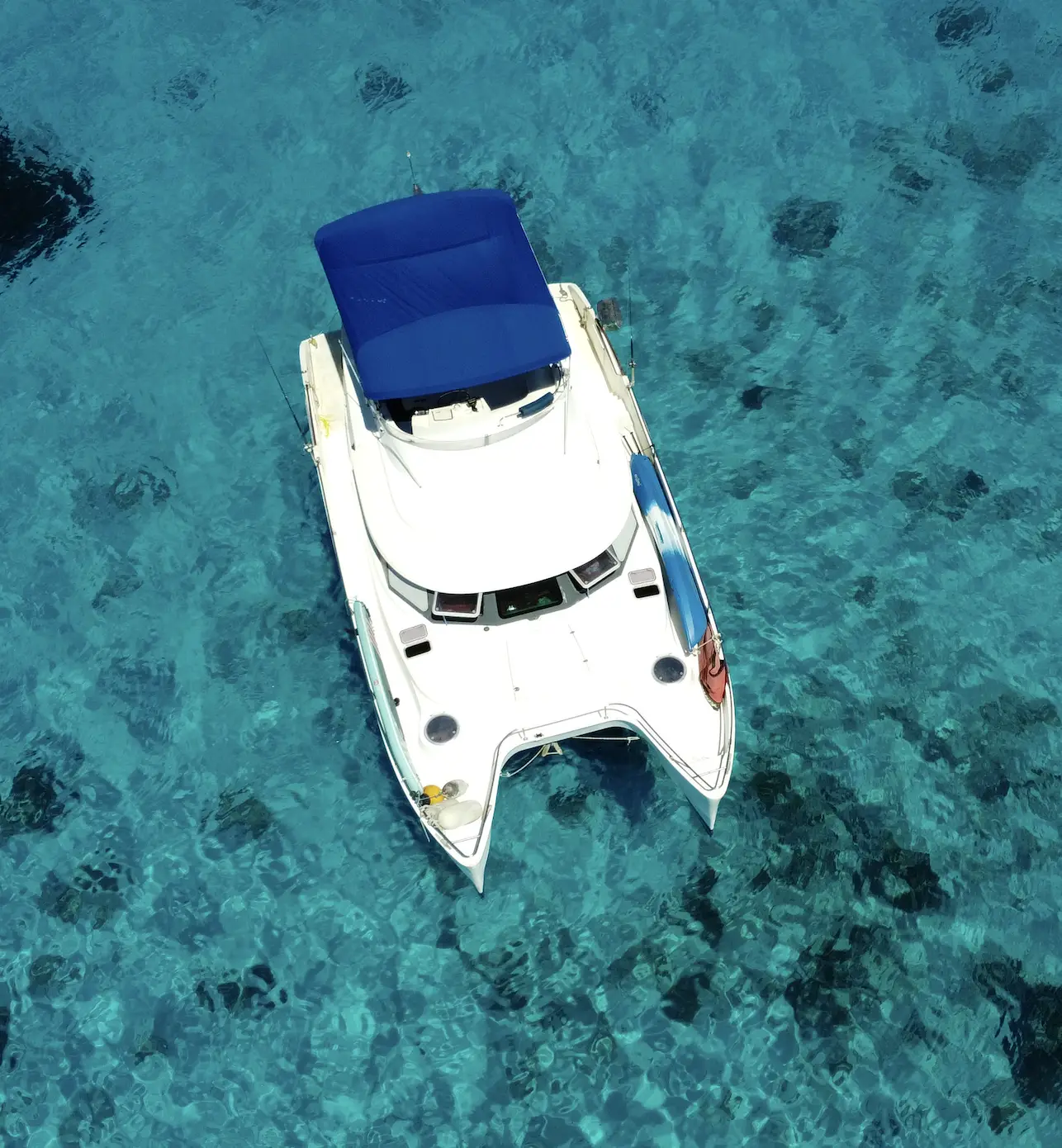 Poerava birds eye view of deck